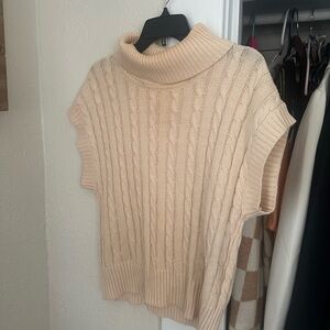 Cozy Cream Cable Knit Turtleneck Sweater